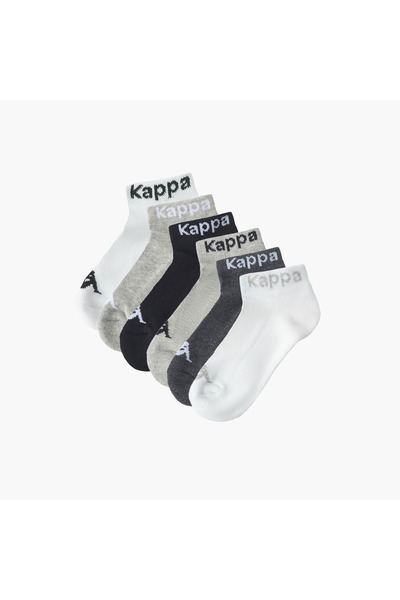 Kappa Printed Cushioned Sports Socks - Set of 6