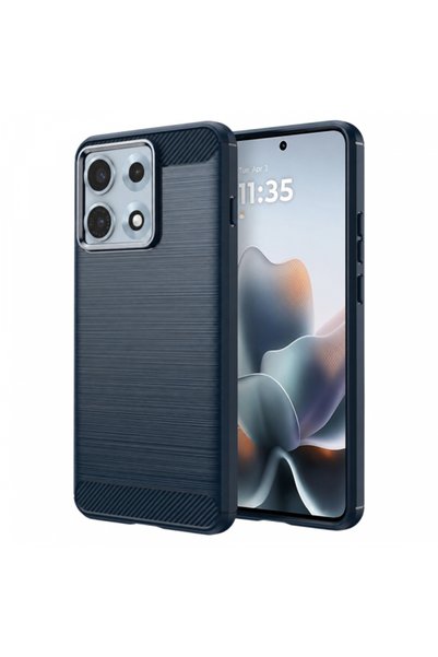 Techsuit Husa pentru Motorola Edge 70 Max, Techsuit, Carbon, Albastra