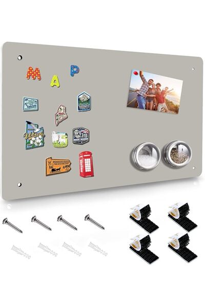 GENERAL HYHOSHI Magnetic Board,17.5" x 11.4" Magnet Bulletin Board to Display...