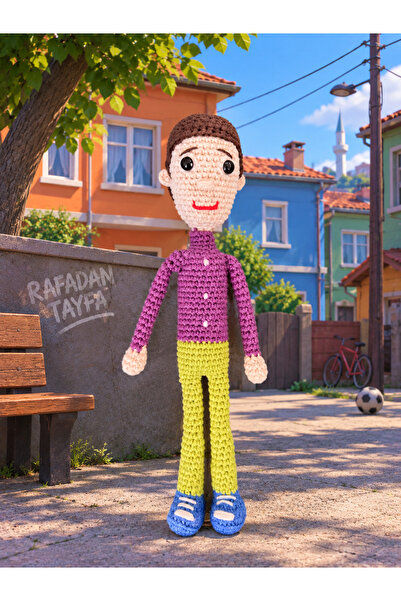 örgü Rafadan Tayfa Kamil amigurumi