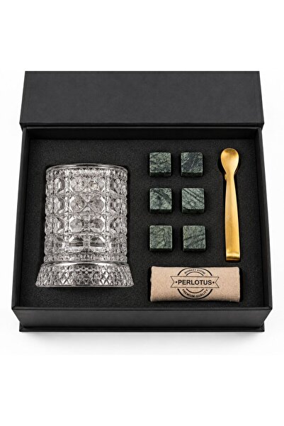 PERLOTUS Ottoman Series 360 °   Rotating Whiskey Glass with Bearing, Premium ...