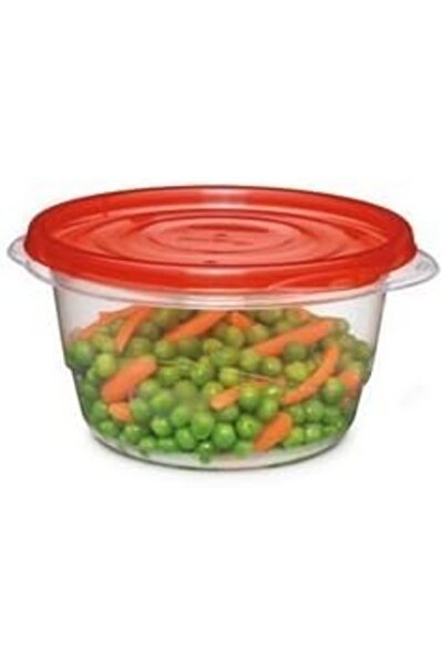 RUBBERMAID TakeAlongs Small Bowl Food Containers with Lids, 3.2 Cup each, 4-P...