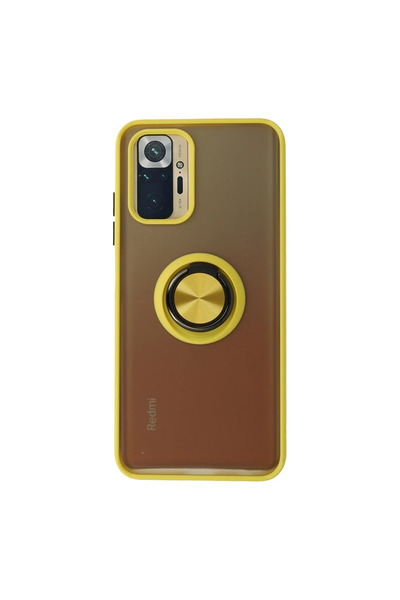 FMA Xiaomi Redmi Note 10 Case Montreal Ring Silicone Cover - Yellow