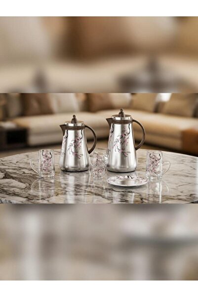 Generic Brand طقم دلال قهوة\شاي- قطعتين coffee & tea thermal flask set-2 pieces