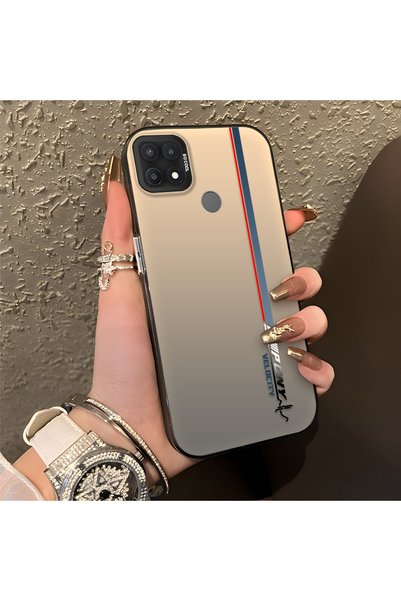 CHICASELUX حافظة متوافقة مع هاتف Oppo A15/A15S على طراز سباق السرعة، شريط عمو...