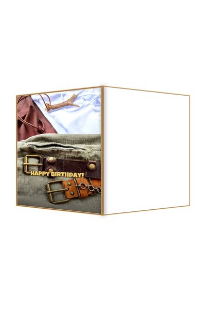 OEM Felicitare Aniversare Cataramă Alama Antică, Design Elegant, 13.3x19.4cm ...
