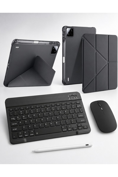 Five e Xiaomi Pad 7/7 Pro ile Uyumlu Origami Combo Türkçe Klavyeli Kılıf Mous...