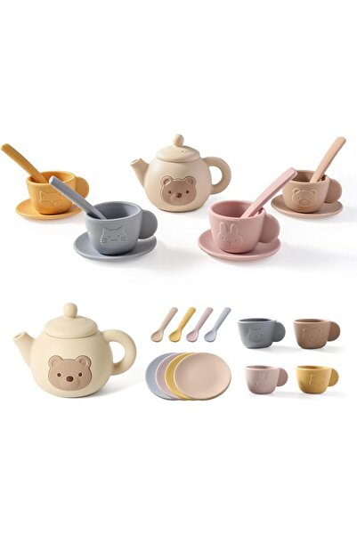 KASTWAVE Tea Party Set for Little Girls Ages 1-5 – 14 PCS Tea Set with Teapot...