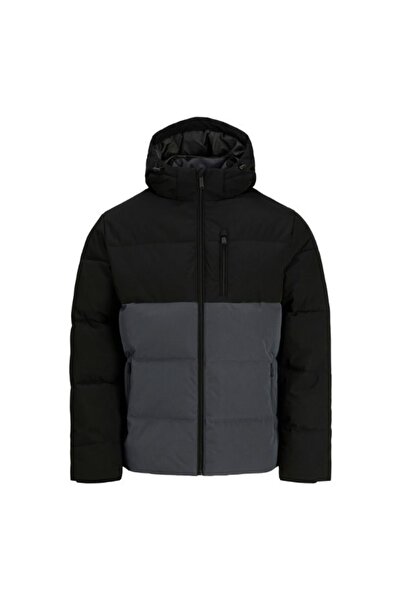 Jack & Jones Jjebecks Puffer Sn Men's Jacket 12298858 Detail:Black Blocking/A...