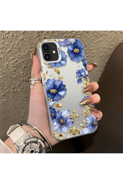 CHICASELUX حافظة أنيقة متوافقة مع هاتف iPhone 12 Mini، طباعة مسطحة إبداعية عل...