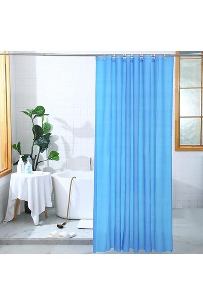 GENERAL Waterproof and Mildew Resistant Shower Curtain with 12 Hooks, 180 X 1...