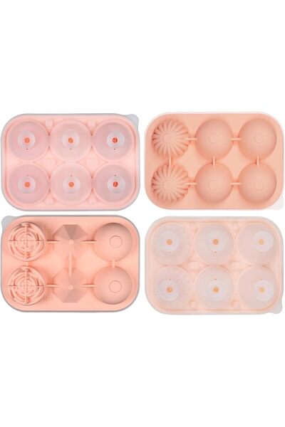 OEM Silicone Ice Ball Tray Rose Design Ice Sphere Maker Drink Decoration – Ro...