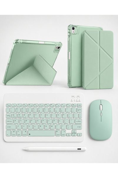 Five e Apple iPad Pro 11 M4/M5 ile Uyumlu Origami Combo Türkçe Klavyeli Kılıf...