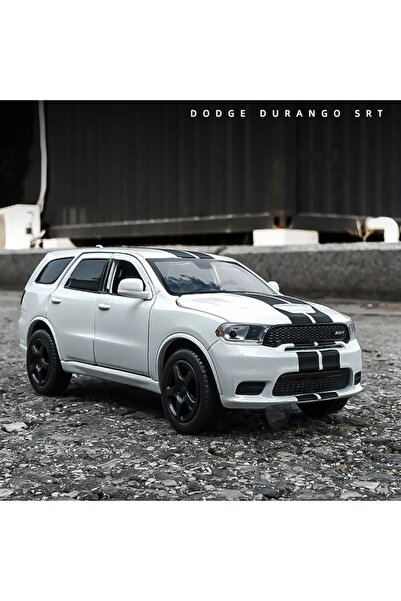 Tayumo Dodge Durango SRT 1:32 бял модел на кола със задвижване на предните ко...
