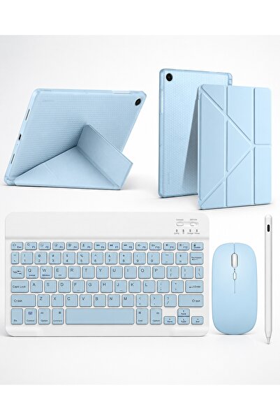 Five e Samsung Galaxy Tab A9 Plus 11 Inc ile Uyumlu Origami Combo Türkçe Klav...