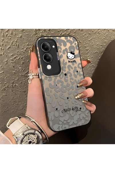 CHICASELUX Vivo Y29S Compatible Grey Leopard Pattern Phone Case, Star English...