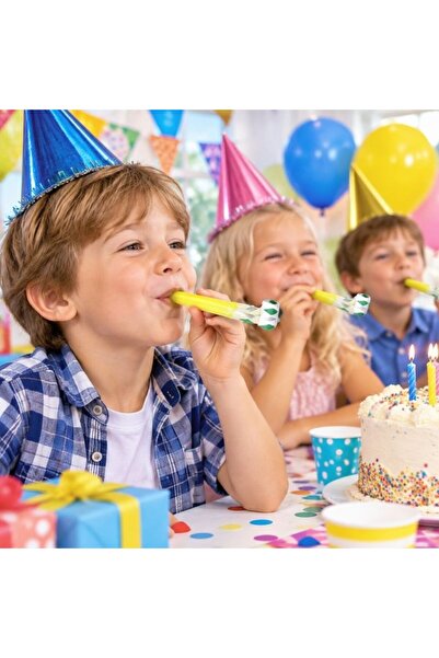 PARTY GO Σετ τρομπέτες για πάρτι, 6 τεμάχια, διασκεδαστικά πνευστά όργανα για...