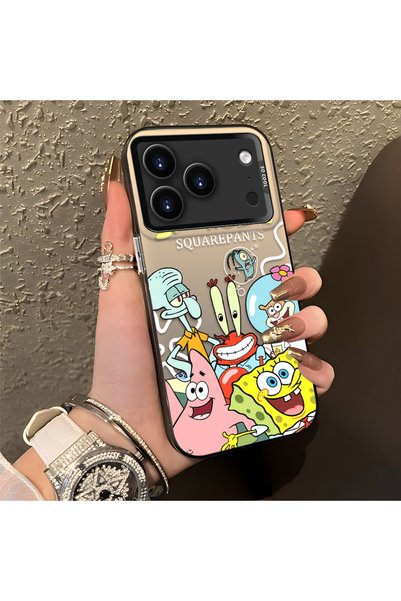 CHICASELUX حافظة كرتونية للأطفال متوافقة مع هاتف iPhone 17 Pro Max، طباعة مسط...