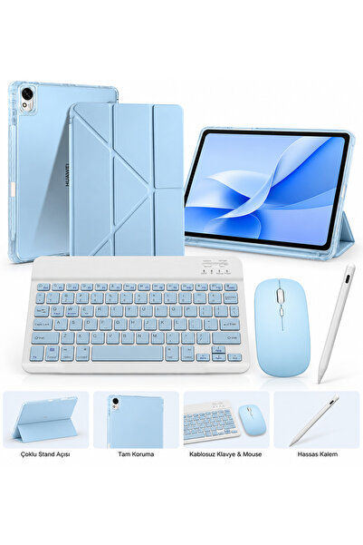 Five e Huawei MatePad 11.5 2023/2024/2025/2026 Smart Combo Türkçe Klavyeli Or...