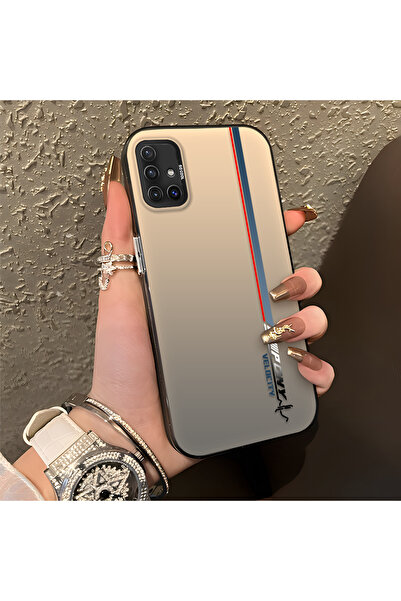 CHICASELUX Samsung Galaxy A51 4G Uyumlu Hız Yarışı Tarzı Kılıf, Kırmızı Mavi ...