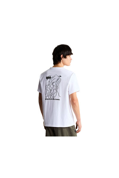 THE NORTH FACE تي شيرت U NSE SLOPES RLX SS TEE-GRAPHIC للجنسين للاستخدام الخا...