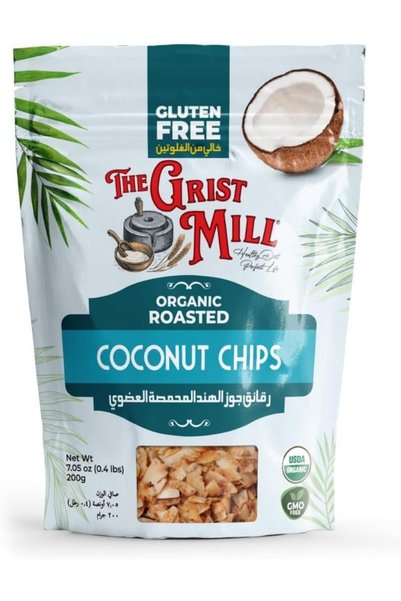 The Grist Mills رقائق جوز الهند المحمصة |   عضوي معتمد، خالٍ من الغلوتين، خال...