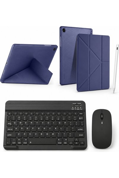 Five e Samsung Galaxy Tab A11 8.7 Inc ile Uyumlu Origami Combo Türkçe Klavyel...