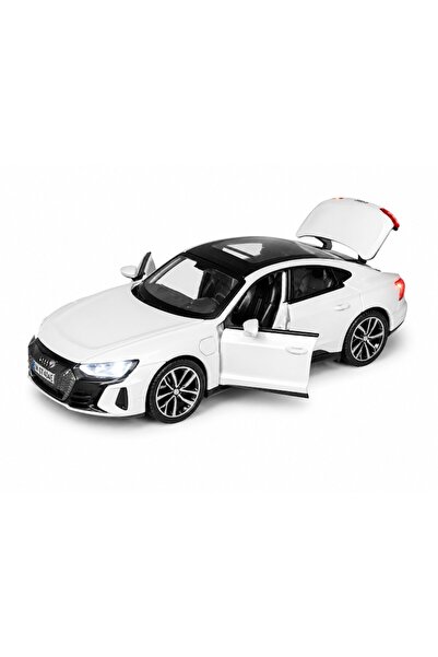 LEIBOO Mașină metalică Audi e-tron GT, scară 1:32, cu uși funcționale, capotă...