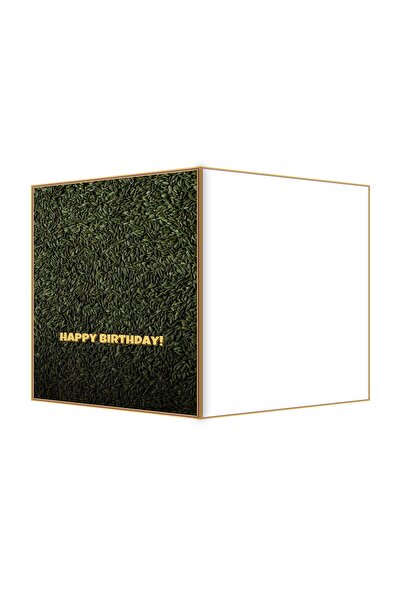 OEM Birthday Card Fresh Fennel Seeds, Size 13.3x19.4cm Folded