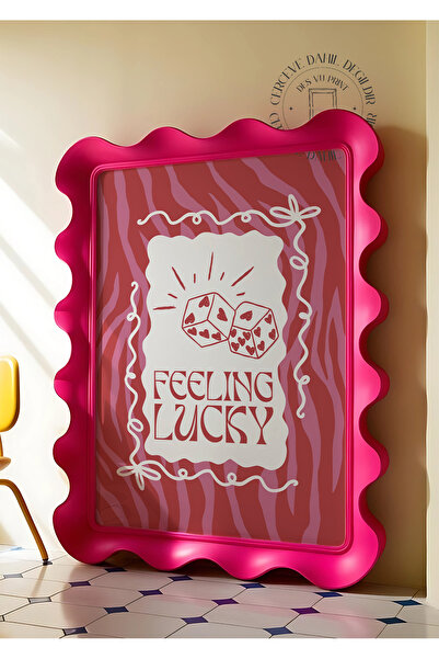 DES VU PRINT Feeling Lucky Posteri, Pinterest Temalı Çerçevesiz Poster