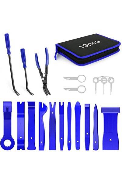 GOOACC - GRC-49 19Pcs Trim Removal Tool Set & Clip Plier Upholstery Remover N...