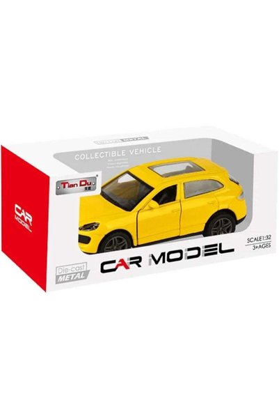 Tian Du 1:32 Cayenne Alloy Die-Cast Pull Back Car with Opening Doors - Assort...