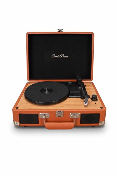 Lenco CLASSIC PHONO TT-20-BN - Hoparlörlü Bavul Tipi Pikap - Kahverengi