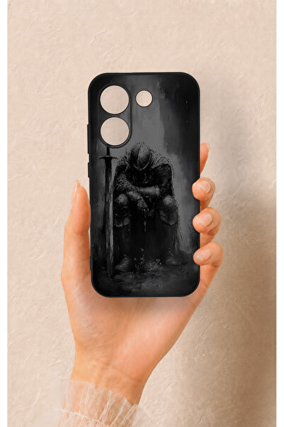 Vip Case Poco X8 Pro Uyumlu Yorgun Şövalye Desenli Silikon Kılıf