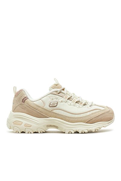 SKECHERS D'LITES COLD DAYS Adidași din piele întoarsă de damă, bej, EU 40