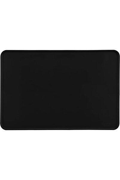 Amazon basics Silicone Water Repellent Pet Food Mat 61x41cm Black Single Bed
