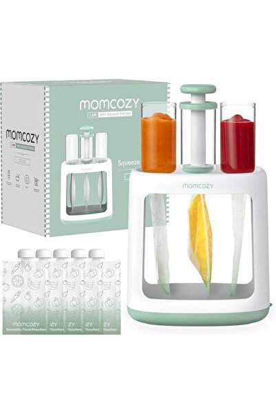 Momcozy محطة تعبئة الطعام المنزلي للأطفال، محطة تعبئة الأكياس لطعام الأطفال ا...
