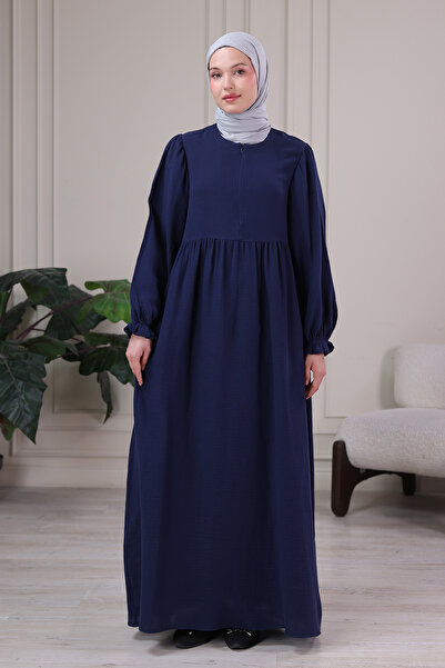 fistan Muslin Kumaş Tesettür Elbise %100 pamuk Anne Elbisesi Namaz Elbisesi R...