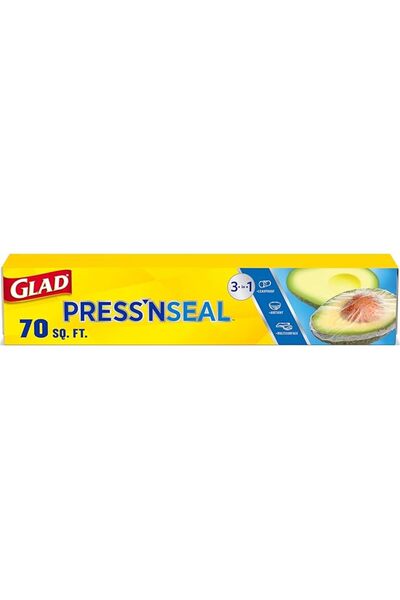GLADOO Glad Press'n Seal Plastic Food Wrap - 70 Square Foot Roll