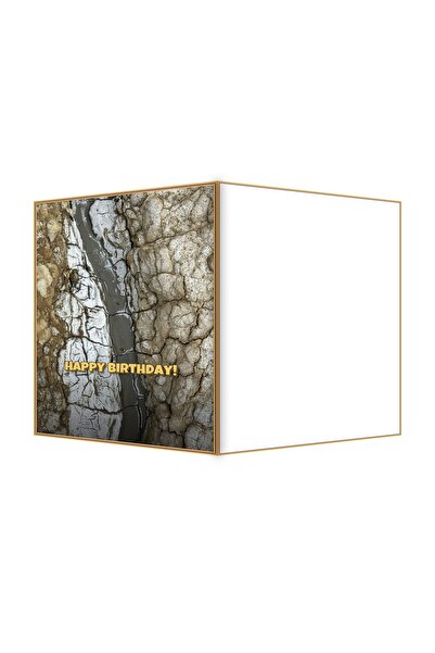 OEM Felicitare Aniversare Prapastie Noroi Crapat, Design Unic, 13.3x19.4 cm