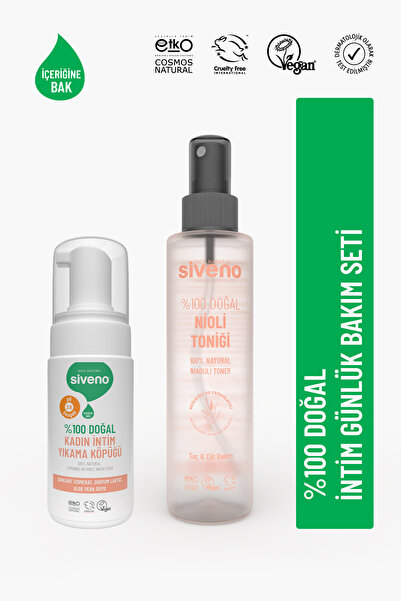 Siveno 100% Natural Intimate Wash Foam 100 ml and Nioli Water Tonic 150 ml