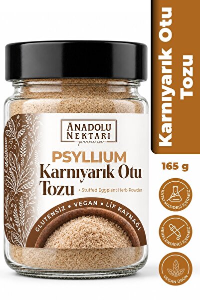 Anadolu Nektarı Karnıyarık Otu Tozu 165g – Psyllium Tozu