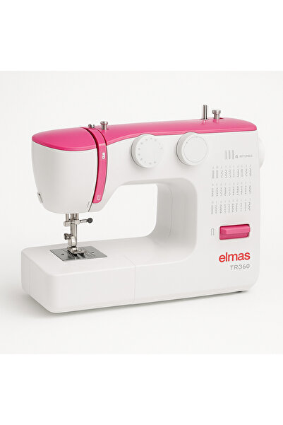 Elmas TR360 Dikiş Makinesi (Uzatma Tabla Hediyeli) - Pembe