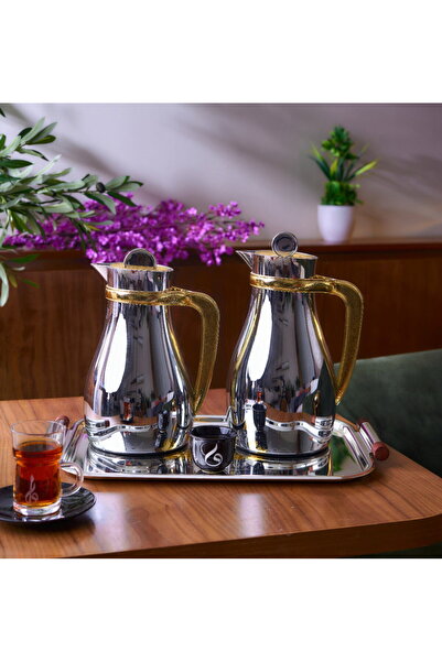 TAVOLO Tavalo Trams Orwa Set Made of High Quality Metal in Silver Color and M...