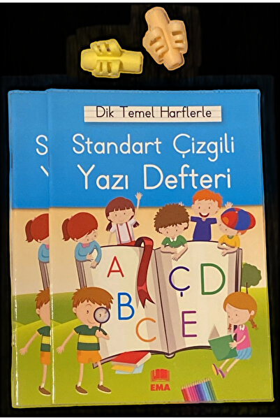 Dik Temel Harflerle Standart Çizgili Yazı Defteri İlkokul Okuma Yazma