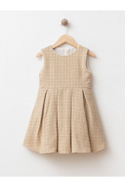 Cherrys Bebek Girl's Special Vintage Style Glittery Jacket Dress and Bag Combination