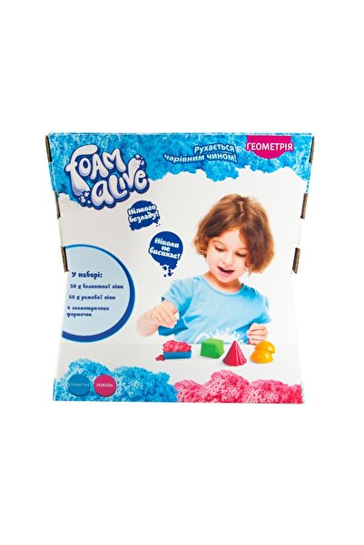 Foam Alive 5905 σετ πλαστελίνης μοντελισμού, 100 γρ., μπλε και ροζ, 4 γεωμετρ...