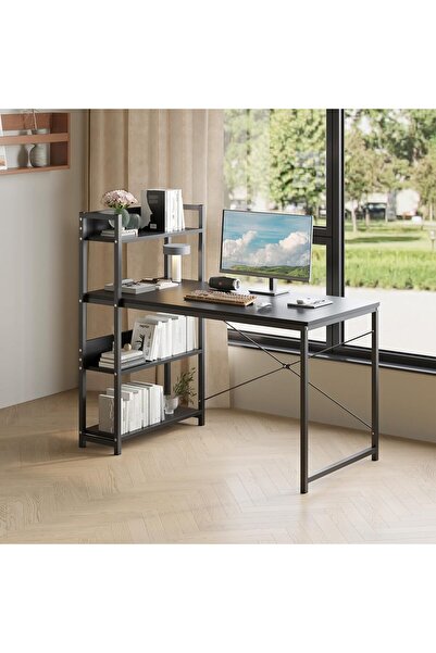 DASEN 110x65cm Home Office Writing Computer Desk Modern Simple Study Table Beige
