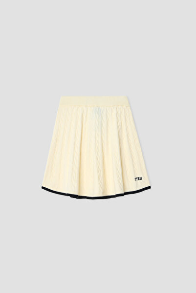 Tyess Girl Ecru Skirt