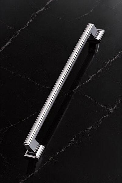Badem10 10 ADET Gama 224 mm Krom Metal Kulp Mobilya Çekmece Dolap Mutfak Dolabı Kulpları Kapak Kulbu Kulpu